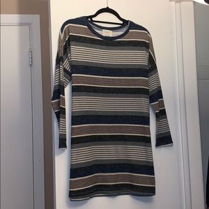 NWT Stripped Long Sleeve Dress